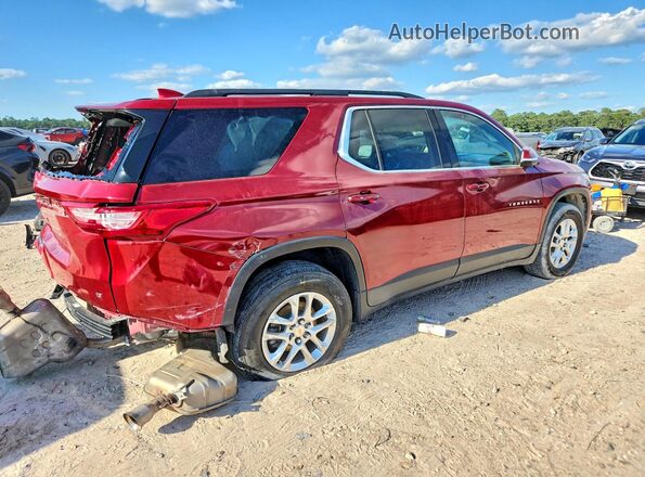 1GNERGKW9MJ117685 2021 CHEVROLET TRAVERSE Red Հետևի աջ