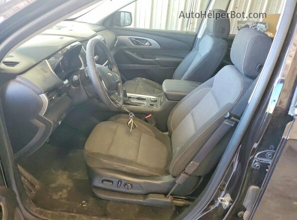 1GNERGKWXKJ201253 2019 CHEVROLET TRAVERSE Brown Вид салону спереду
