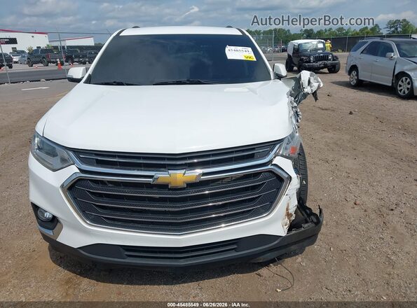 1GNERGKWXMJ272083 2021 CHEVROLET TRAVERSE White Widok zestawu wskaźników