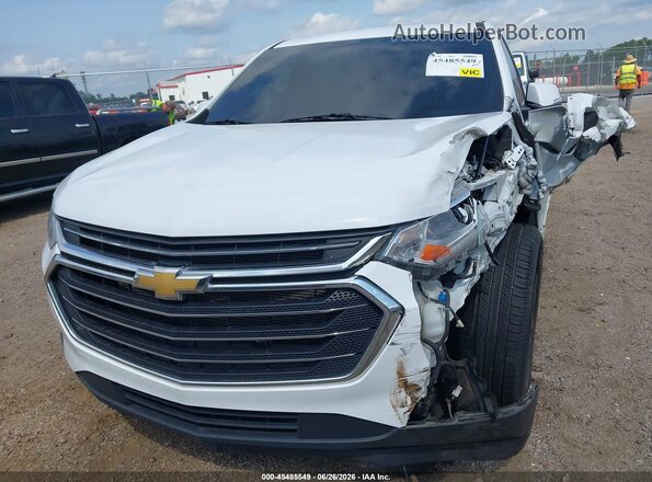 1GNERGKWXMJ272083 2021 CHEVROLET TRAVERSE White Widok z przodu