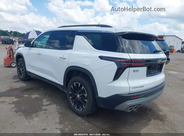1GNERGRS0SJ289152 2025 CHEVROLET TRAVERSE White Trasero izquierdo