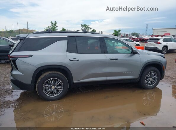 1GNERGRS2SJ300409 2025 CHEVROLET TRAVERSE Серебряный Вид задней части салона