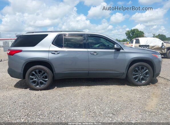 1GNERJKW2MJ211131 2021 CHEVROLET TRAVERSE Gray უკანა სალონის ხედი