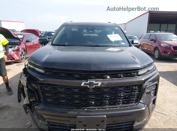 1GNERLRS1SJ303861 2025 CHEVROLET TRAVERSE Black Widok zestawu wskaźników