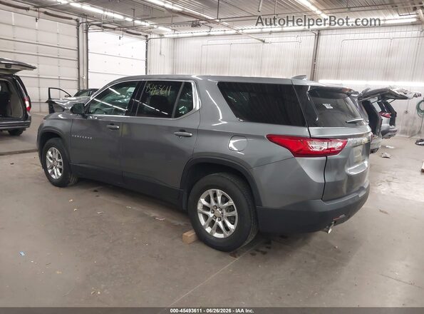 1GNEVFKW0LJ217601 2020 CHEVROLET TRAVERSE Gray Задня ліва чверть