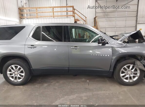 1GNEVFKW0LJ217601 2020 CHEVROLET TRAVERSE Gray Вид задньої частини салону