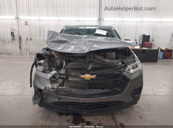 1GNEVFKW0LJ217601 2020 CHEVROLET TRAVERSE Gray Вид щитка приладів