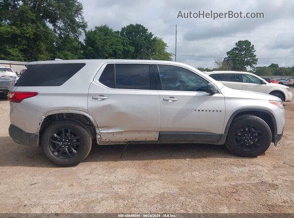 1GNEVFKW2MJ250617 2021 CHEVROLET TRAVERSE Серебряный Вид спереди