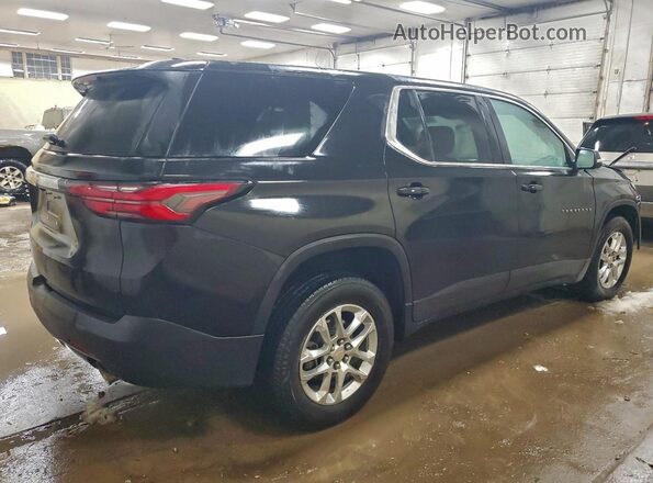 1GNEVFKW4PJ329159 2023 CHEVROLET TRAVERSE Черный Задняя правая четверть