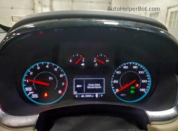 1GNEVFKW4PJ329159 2023 CHEVROLET TRAVERSE Черный Вид щитка приборов