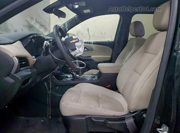 1GNEVFKW4PJ329159 2023 CHEVROLET TRAVERSE Черный Вид салона спереди