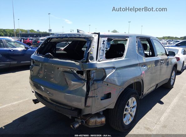 1GNEVFKW6MJ173721 2021 CHEVROLET TRAVERSE Gray Rear right