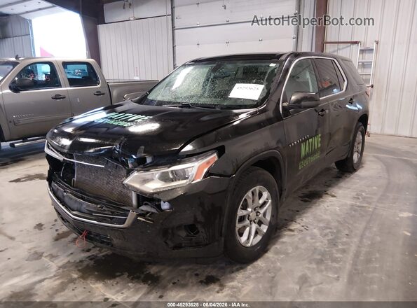 1GNEVFKW7MJ136239 2021 CHEVROLET TRAVERSE Black Front left
