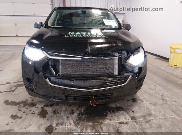 1GNEVFKW7MJ136239 2021 CHEVROLET TRAVERSE Black Front view