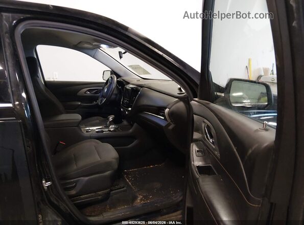 1GNEVFKW7MJ136239 2021 CHEVROLET TRAVERSE Black Front interior view