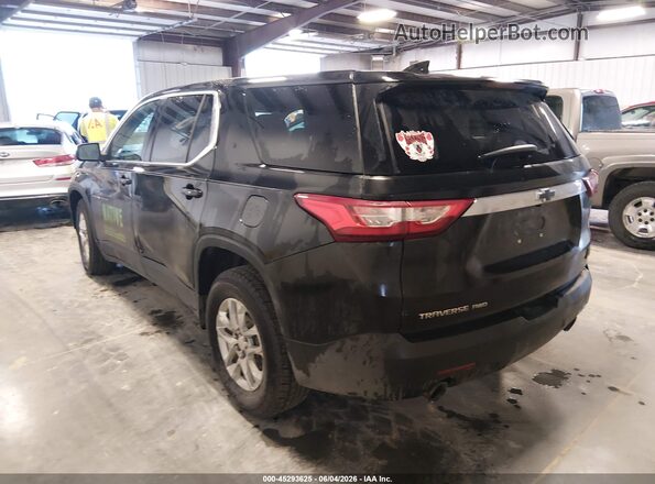 1GNEVFKW7MJ136239 2021 CHEVROLET TRAVERSE Black Rear left