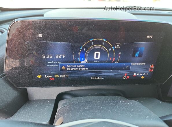 1GNEVGKS2RJ146767 2024 CHEVROLET TRAVERSE Белый Вид щитка приборов