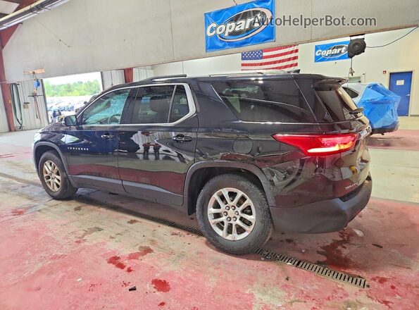 1GNEVGKW0JJ103648 2018 CHEVROLET TRAVERSE Черный Задняя левая четверть