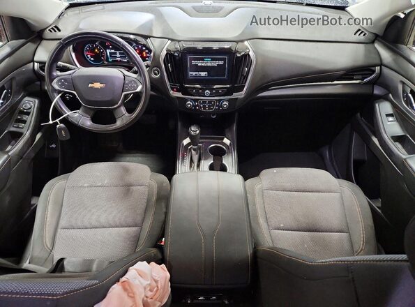 1GNEVGKW0JJ103648 2018 CHEVROLET TRAVERSE Черный Вид панели приборов