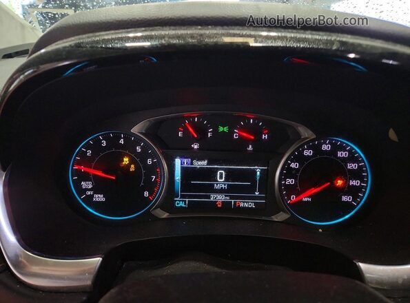 1GNEVGKW0JJ103648 2018 CHEVROLET TRAVERSE Черный Вид щитка приборов