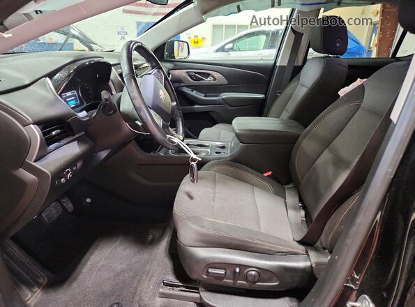 1GNEVGKW0JJ103648 2018 CHEVROLET TRAVERSE Черный Вид салона спереди