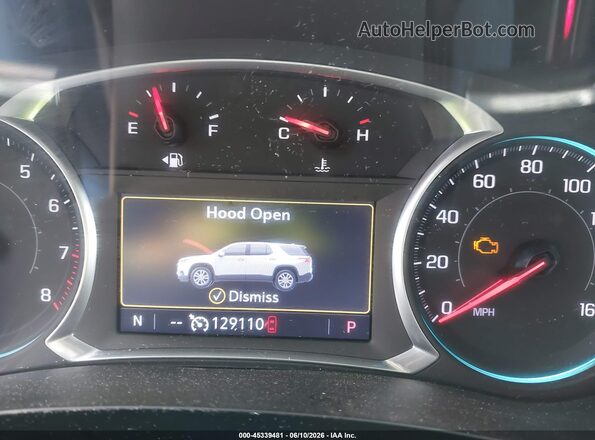 1GNEVGKW0LJ296015 2020 CHEVROLET TRAVERSE Белый 
