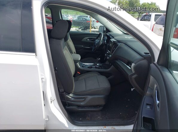 1GNEVGKW0LJ296015 2020 CHEVROLET TRAVERSE Белый Вид салона спереди