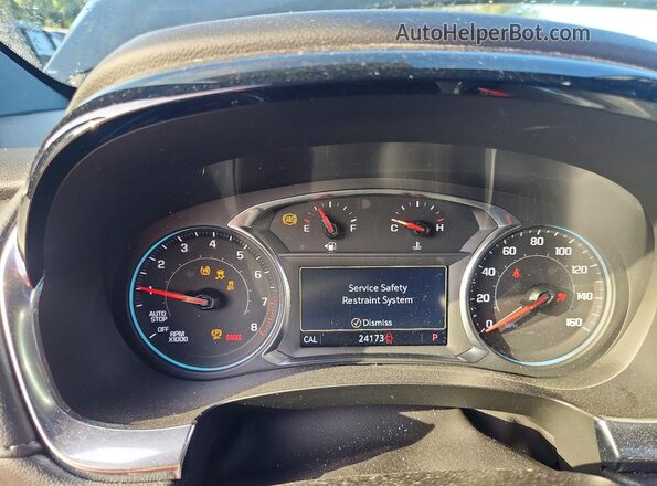 1GNEVGKW0PJ295582 2023 CHEVROLET TRAVERSE Black Instrument cluster view