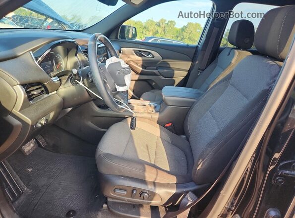 1GNEVGKW0PJ295582 2023 CHEVROLET TRAVERSE Black Front interior view