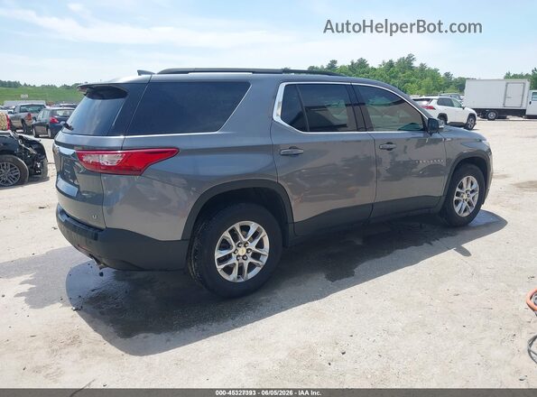1GNEVGKW1MJ189671 2021 CHEVROLET TRAVERSE Gray უკანა მარჯვენა