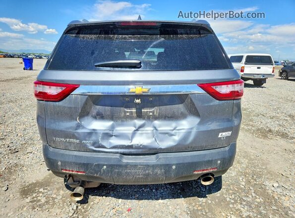 1GNEVGKW2JJ169182 2018 CHEVROLET TRAVERSE Gray Vista trasera