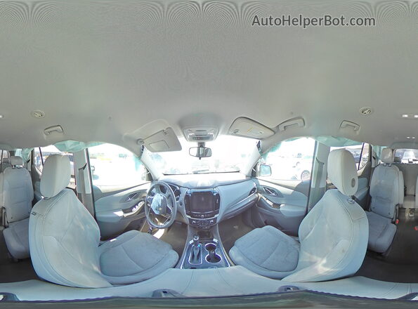 1GNEVGKW2JJ169182 2018 CHEVROLET TRAVERSE Gray Vista interior de 360 grados