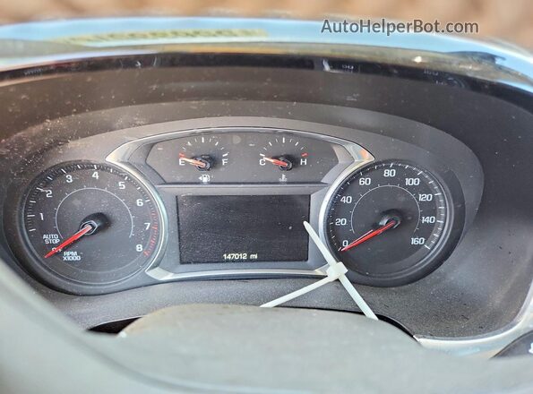 1GNEVGKW2JJ169182 2018 CHEVROLET TRAVERSE Gray Vista del cuadro de instrumentos