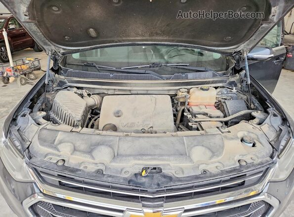1GNEVGKW2JJ228568 2018 CHEVROLET TRAVERSE Gray Engine compartment view