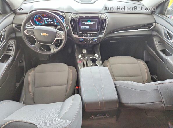 1GNEVGKW2JJ228568 2018 CHEVROLET TRAVERSE Gray Dashboard view