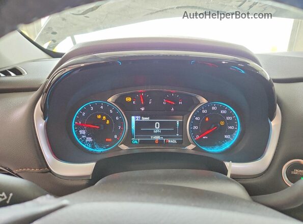 1GNEVGKW2JJ228568 2018 CHEVROLET TRAVERSE Gray Instrument cluster view