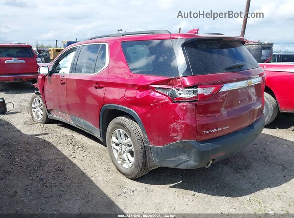1GNEVGKW2KJ276847 2019 CHEVROLET TRAVERSE Красный Задняя левая четверть