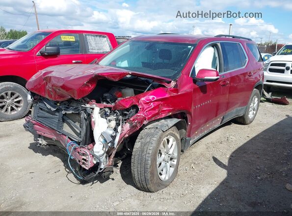 1GNEVGKW2KJ276847 2019 CHEVROLET TRAVERSE Красный Передняя левая четверть