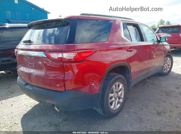 1GNEVGKW2KJ276847 2019 CHEVROLET TRAVERSE Красный Задняя правая четверть
