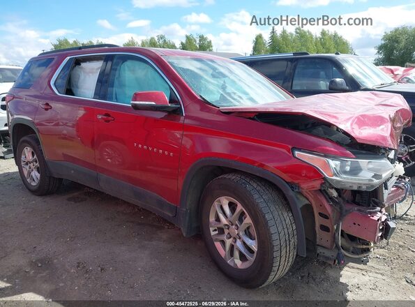 1GNEVGKW2KJ276847 2019 CHEVROLET TRAVERSE Красный Вид щитка приборов