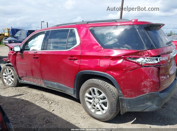 1GNEVGKW2KJ276847 2019 CHEVROLET TRAVERSE Красный Вид задней части салона