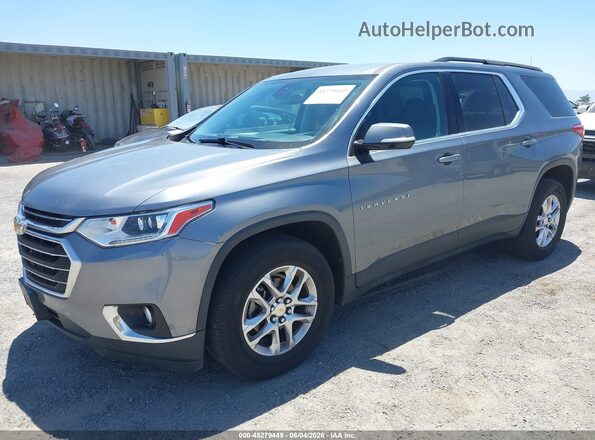 1GNEVGKW2LJ172277 2020 CHEVROLET TRAVERSE Gray Vista tres cuartos delantera izquierda