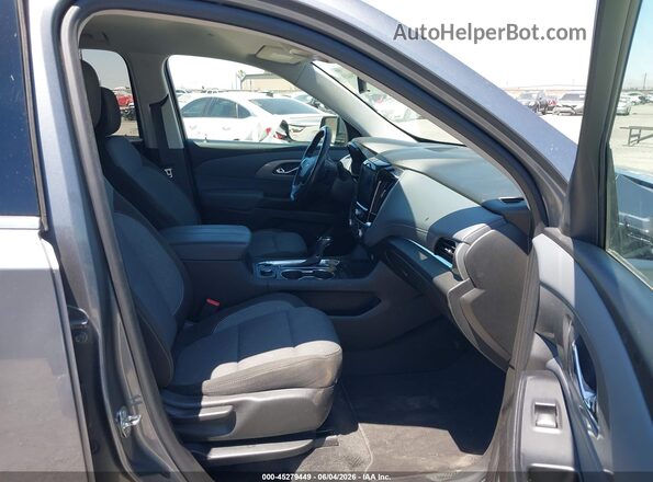 1GNEVGKW2LJ172277 2020 CHEVROLET TRAVERSE Gray Vista interior delantera
