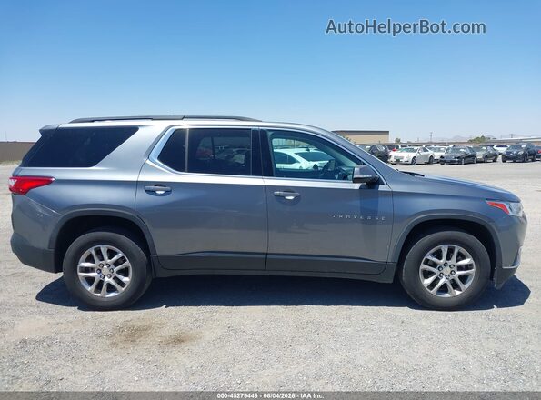 1GNEVGKW2LJ172277 2020 CHEVROLET TRAVERSE Gray Vista interior trasera