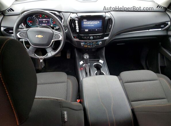 1GNEVGKW2LJ320217 2020 CHEVROLET TRAVERSE Black Widok deski rozdzielczej