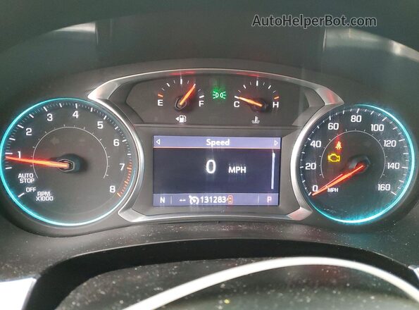 1GNEVGKW2LJ320217 2020 CHEVROLET TRAVERSE Black Widok zestawu wskaźników