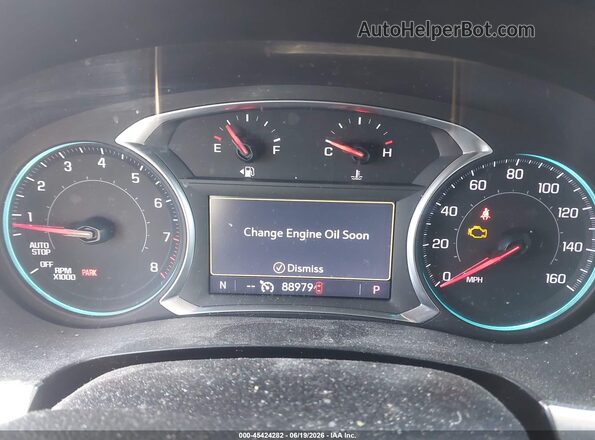 1GNEVGKW2LJ329581 2020 CHEVROLET TRAVERSE Black Vista de los asientos traseros