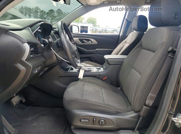 1GNEVGKW2MJ147901 2021 CHEVROLET TRAVERSE Black Вид салону спереду