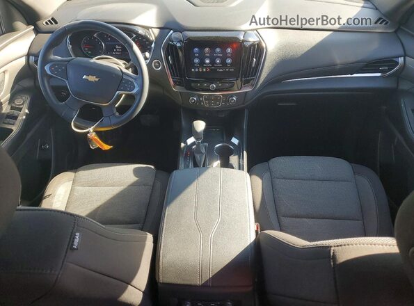 1GNEVGKW3PJ222576 2023 CHEVROLET TRAVERSE Silver Dashboard view
