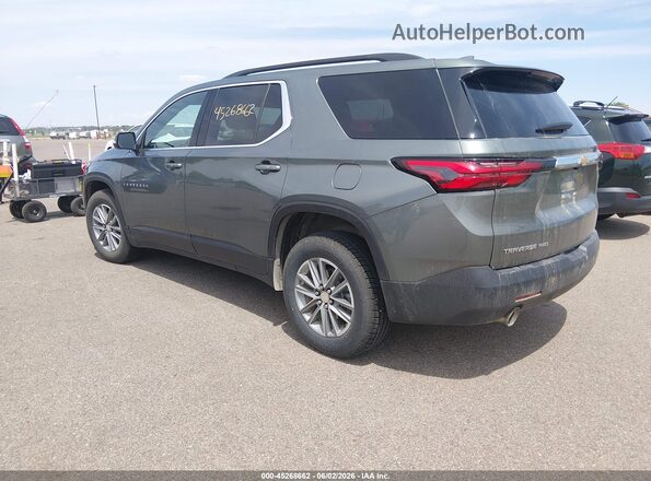 1GNEVGKW4NJ168136 2022 CHEVROLET TRAVERSE Green უკანა მარცხენა